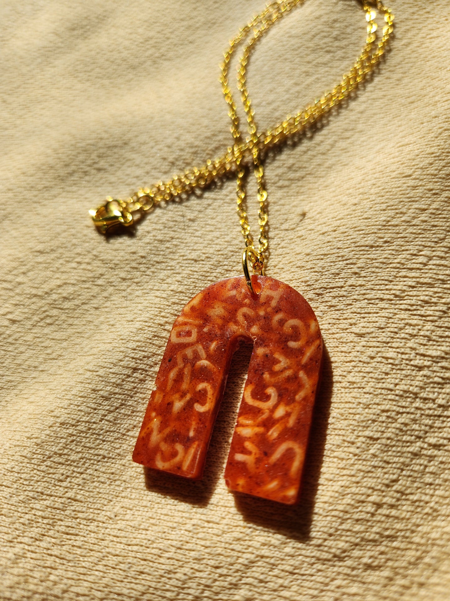 The Alphabet Soup Arch Necklace