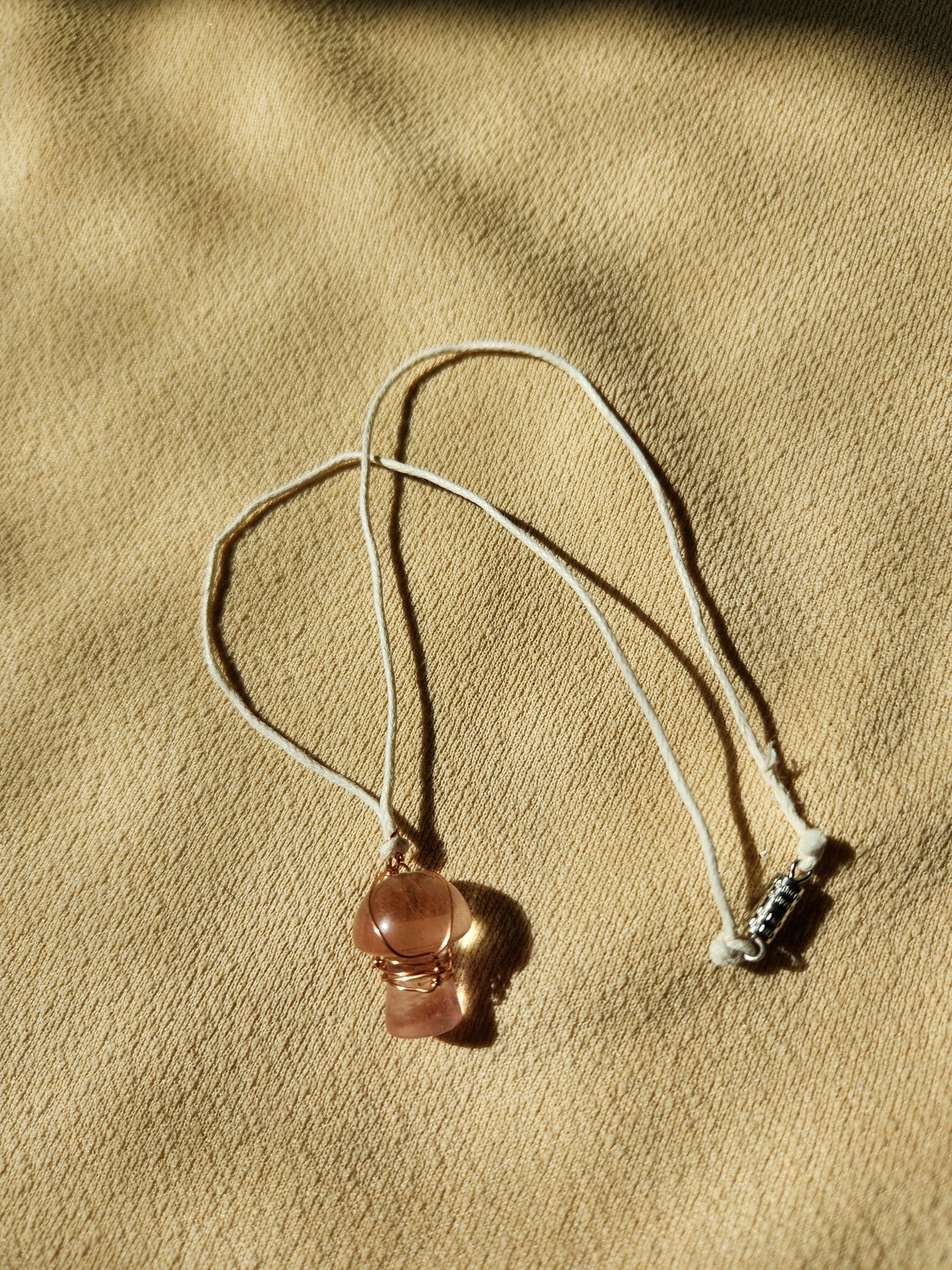 Rose Gold Mushroom Choker Necklace