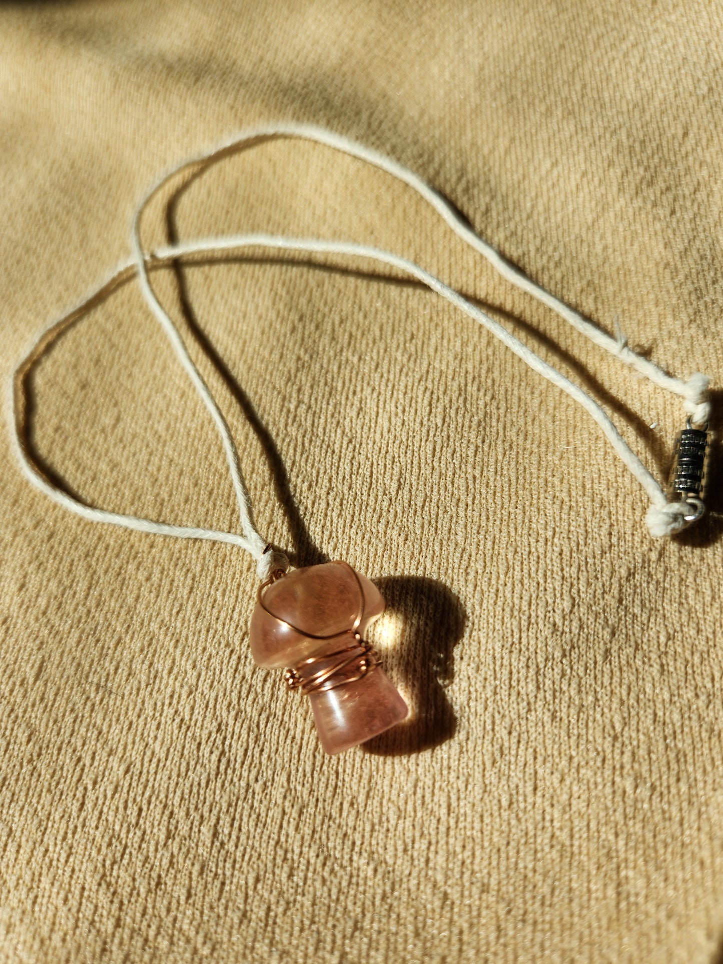 Rose Gold Mushroom Choker Necklace
