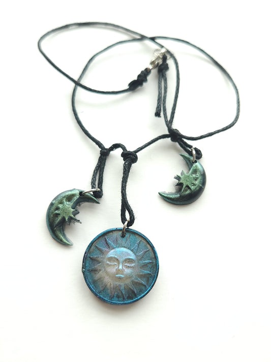 Sun & Moons necklace